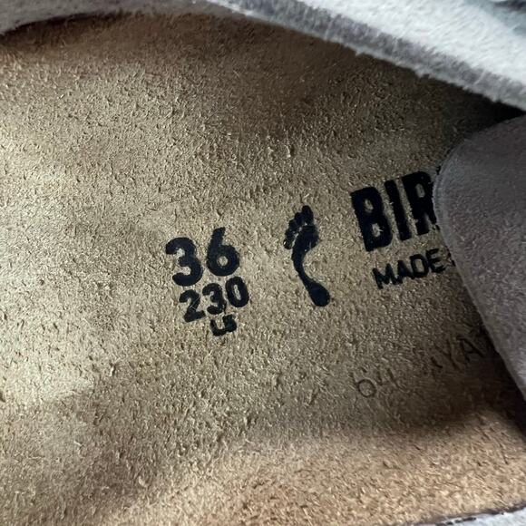 Birkenstock Tokio II Suede Clog Stone Coin Narrow Fit 1028309 Women 5/Men 3 NWB - Picture 9 of 10